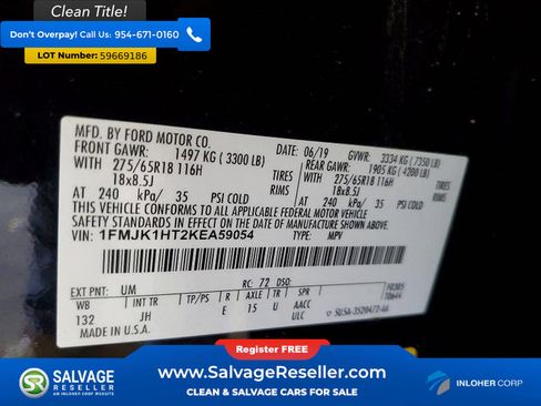 Used 2019 Ford Expedition Max XLT RWD image 17