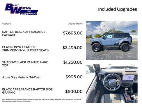 New 2025 Ford Bronco Raptor AWD/4WD image 4