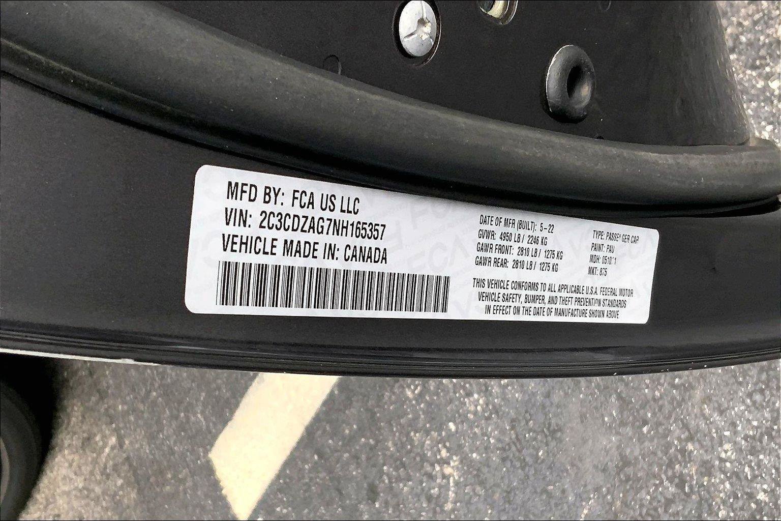Used 2022 Dodge Challenger SXT w/ Blacktop Package RWD image 28