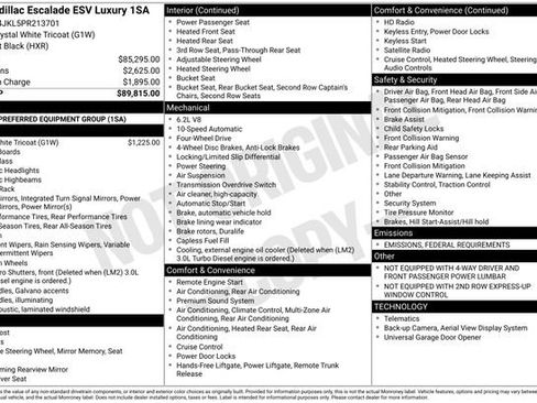 Certified 2023 Cadillac Escalade ESV Luxury image 7