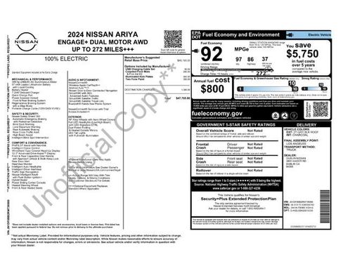 Certified 2024 Nissan Ariya AWD image 7