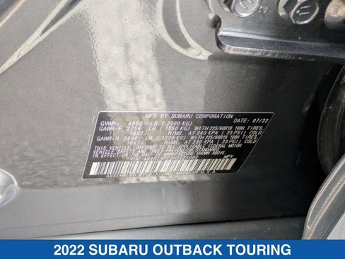 Certified 2022 Subaru Outback Touring image 40