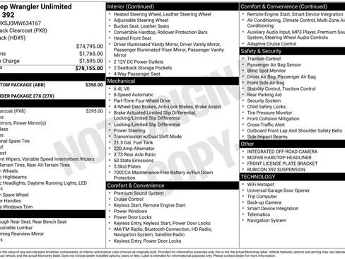 Used 2021 Jeep Wrangler Unlimited Rubicon w/ Trailer Tow Package AWD/4WD image 3
