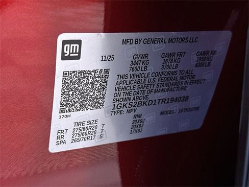 New 2026 GMC Yukon Elevation w/ LPO, Get Active Package image 34