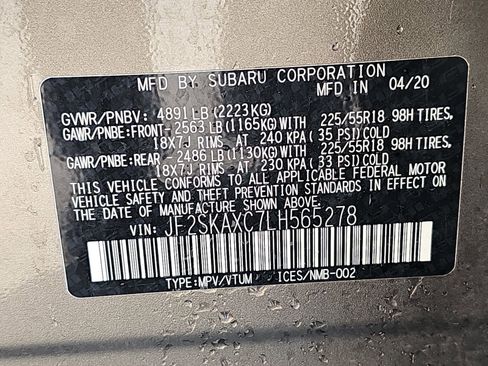 Used 2020 Subaru Forester Touring w/ Popular Package #2 image 14