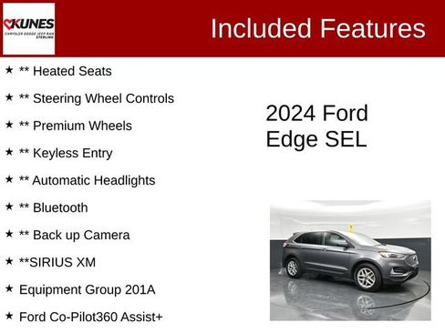 Used 2024 Ford Edge SEL AWD/4WD image 3