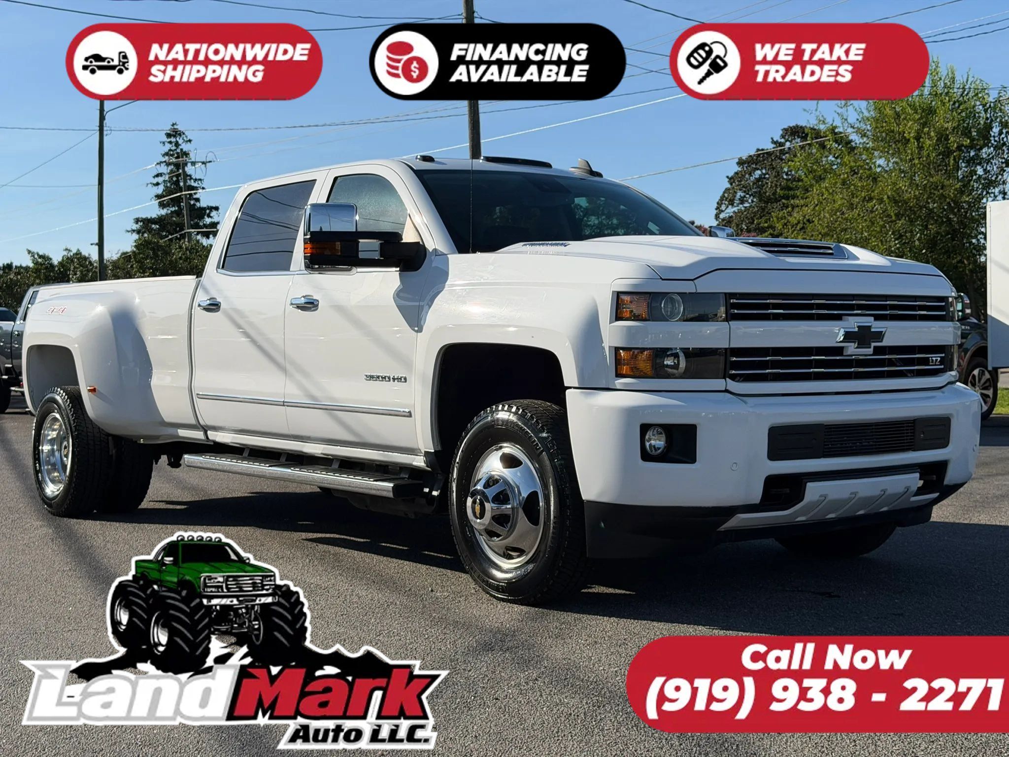 Used 2017 Chevrolet Silverado 3500 LTZ w/ Duramax Plus Package AWD/4WD image 1