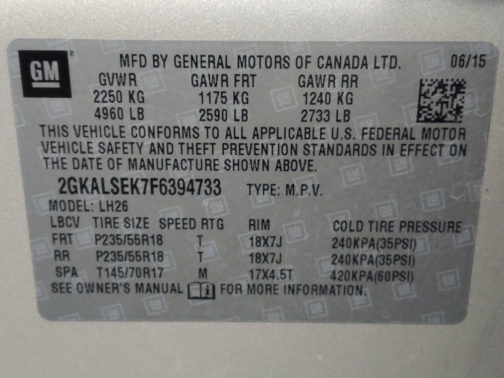 Used 2015 GMC Terrain SLT w/ Open Road Package FWD image 33