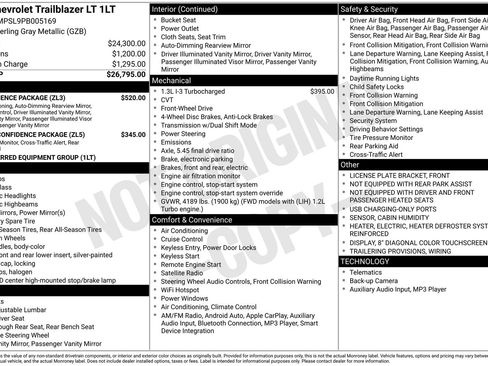 Used 2023 Chevrolet TrailBlazer LT w/ Convenience Package image 33