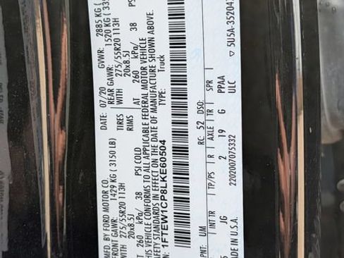 Used 2020 Ford F150 XL w/ Equipment Group 101A Mid RWD image 27
