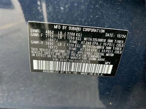 Used 2025 Subaru Outback Limited image 34