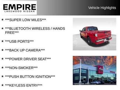 Used 2024 Nissan Titan SV w/ SV Convenience Package AWD/4WD image 2