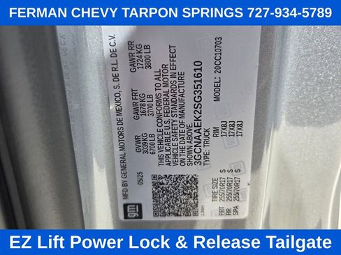 New 2025 Chevrolet Silverado 1500 W/T w/ WT Safety Package RWD image 21