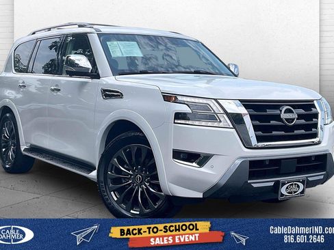 Used 2024 Nissan Armada Platinum w/ Captain's Chairs Package AWD/4WD image 1