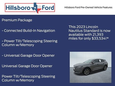 Used 2023 Lincoln Nautilus AWD w/ Premium Package image 7