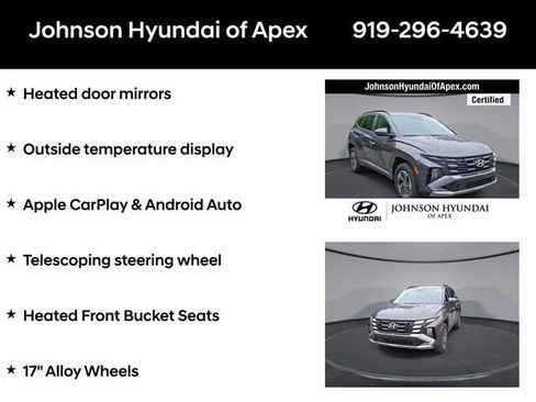 Certified 2025 Hyundai Tucson Blue AWD/4WD image 12