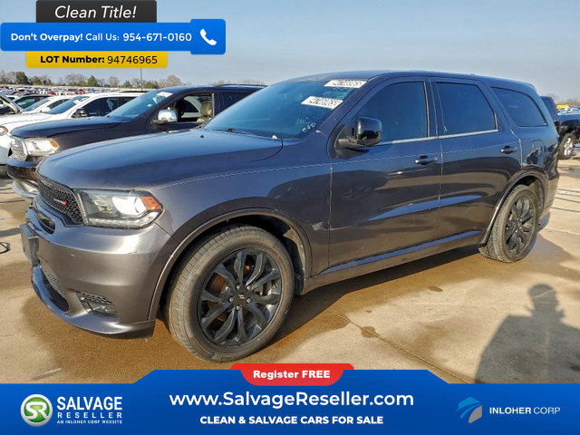 Used 2019 Dodge Durango GT w/ Blacktop Package RWD image 1