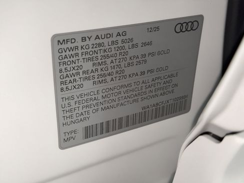 Used 2026 Audi Q3 quattro 2.0T w/ 20" Wheel Package image 27