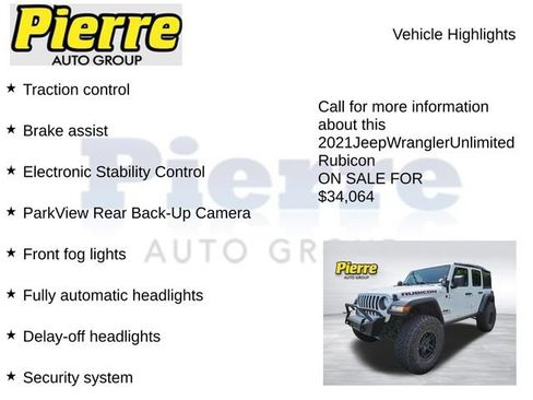 Used 2021 Jeep Wrangler Unlimited Rubicon AWD/4WD image 13