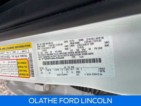 Certified 2022 Ford Ranger XL w/ Equipment Group 101A High AWD/4WD image 24