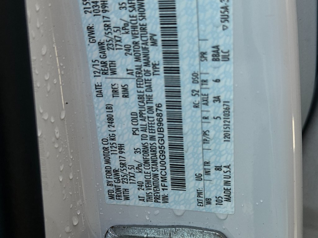 Used 2016 Ford Escape SE w/ SE Leather Comfort Package FWD image 27
