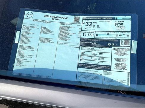 New 2026 Nissan Rogue SV w/ SV Premium Package image 11