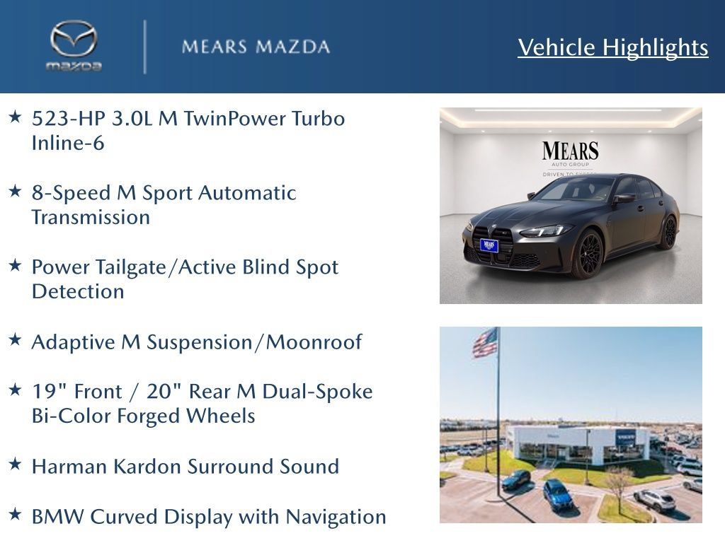 Used 2027 BMW M3 Competition AWD/4WD image 2