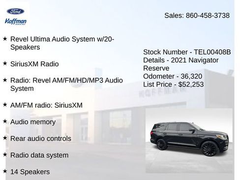 Certified 2021 Lincoln Navigator Reserve AWD/4WD image 10