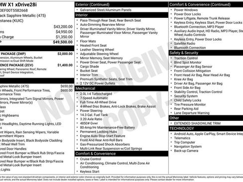 Used 2026 BMW X1 xDrive28i w/ M Sport Package AWD/4WD image 2