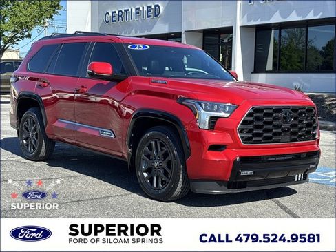 Used 2025 Toyota Sequoia Platinum AWD/4WD image 1