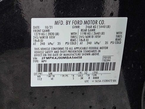 Used 2021 Ford Edge SEL w/ Cargo Accessory Package AWD/4WD image 26