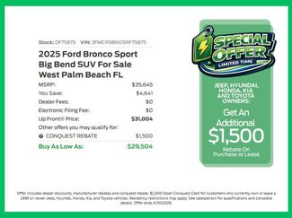 New 2025 Ford Bronco Sport Big Bend AWD/4WD video 4