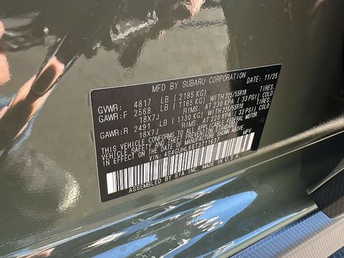 New 2026 Subaru Crosstrek 2.5i Limited w/ Crosstrek Mirror Package AWD/4WD image 30