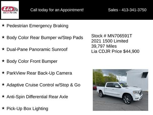 Used 2021 RAM 1500 Limited AWD/4WD image 21