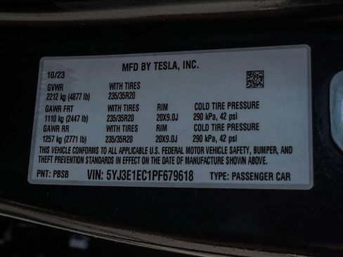Used 2023 Tesla Model 3 Performance AWD/4WD image 29