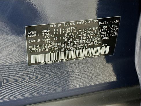 Used 2025 Subaru Outback Premium image 12