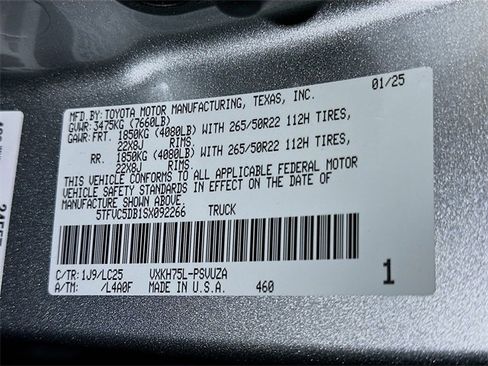 New 2025 Toyota Tundra Capstone image 24