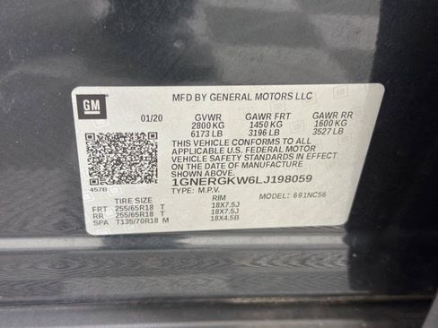Certified 2020 Chevrolet Traverse LT FWD image 34