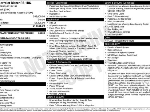 Used 2025 Chevrolet Blazer RS FWD image 5