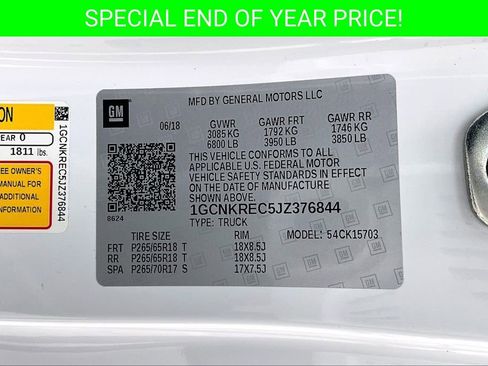 Used 2018 Chevrolet Silverado 1500 LT w/ LT Convenience Package image 19