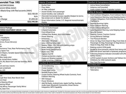 Used 2024 Chevrolet Trax RS FWD image 36