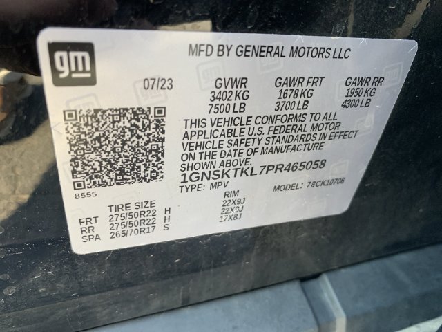 Certified 2023 Chevrolet Tahoe High Country w/ Max Trailering Package AWD/4WD image 35
