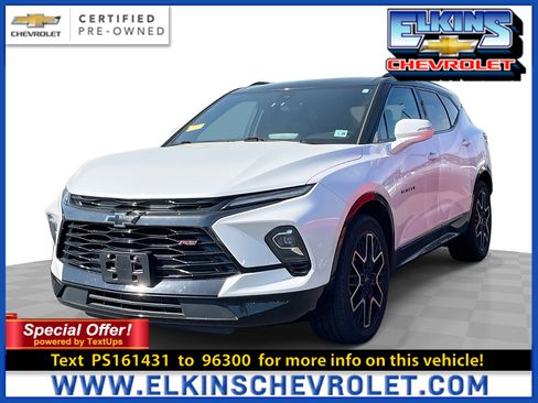 Certified 2023 Chevrolet Blazer RS w/ Driver Confidence II Package image 1
