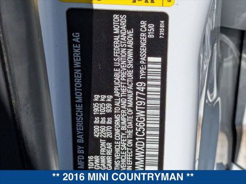 Used 2016 MINI Cooper Countryman John Cooper Works AWD/4WD image 23