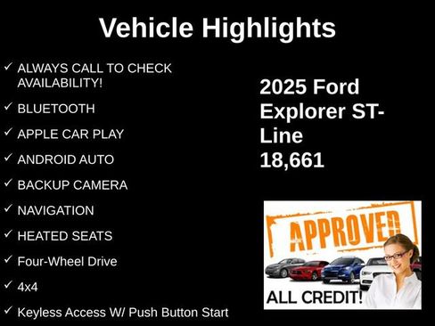 Used 2025 Ford Explorer ST-Line w/ ST-Line Street Pack AWD/4WD image 9