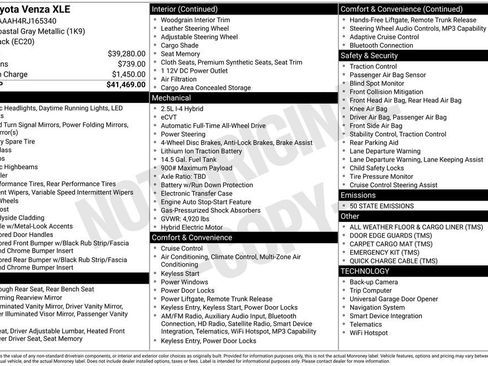 Used 2024 Toyota Venza XLE image 11