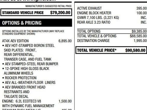 Used 2024 GMC Sierra 1500 AT4X w/ AT4X AEV Edition AWD/4WD image 2