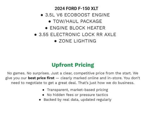 Certified 2024 Ford F150 XLT w/ Tow/Haul Package AWD/4WD image 2