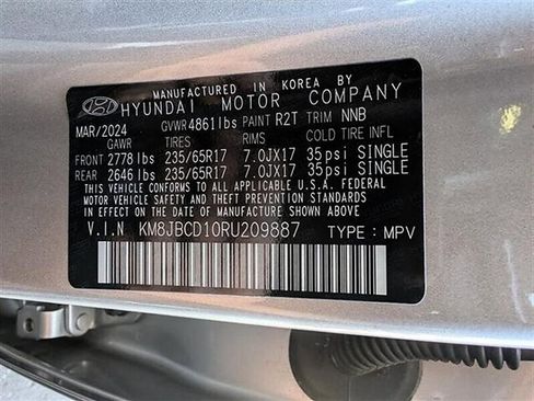 Used 2024 Hyundai Tucson Blue AWD/4WD image 32