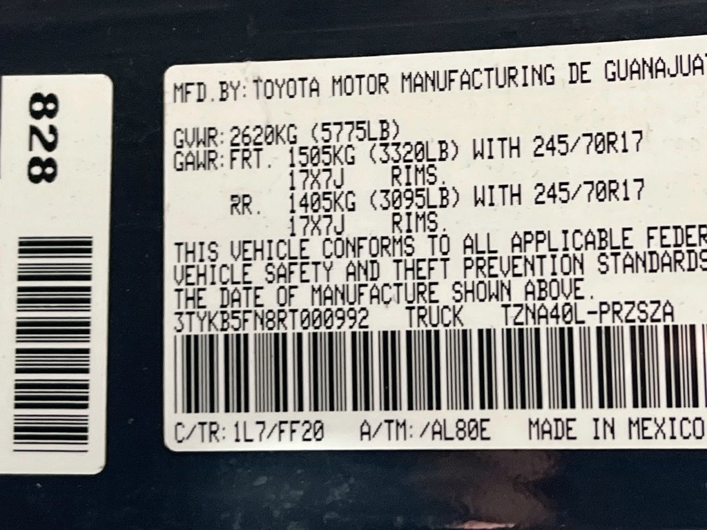 Certified 2024 Toyota Tacoma SR5 RWD image 28